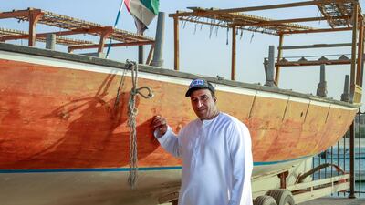 Marwan Mohamed Hasan, from Jumeirah, says: ‘The shore is constantly being re-landscaped. It’s great for real estate developers and everyone else. What about us and everyone who has been making a living from the sea for years?’ Victor Besa for The National