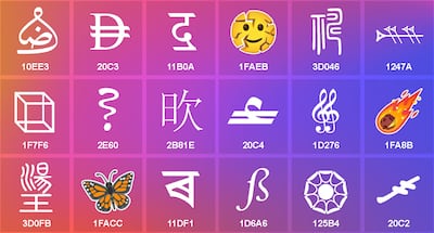 Unicode says its 18.0 version update 'adds 13,007 new characters, including nine new emoji characters'. Unicode