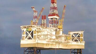 The purchase of BP’s assets increases Taqa’s North Sea crude production by 21,000 barrel per day (bpd) to almost 60,000 bpd. FILE PHOTO