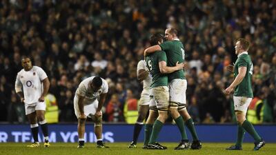 Ireland's victory denied Six Nations champions England the grand slam. Clodagh Kilcoyne / Reuters