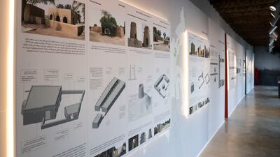 Building with Earth – A Tradition in the United Arab Emirates and Around the World exhibition at Al Jahili Fort in Al Ain. Khushnum Bhandari / The National