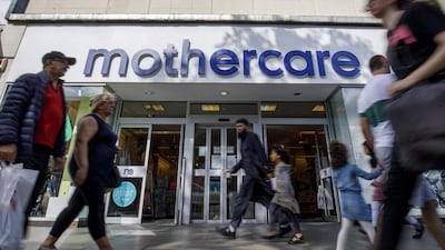 Mothercare stores will remain open in the UAE. Photo: AFP