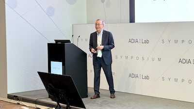 Adia Lab advisory board member and former US energy secretary and Steven Chu spoke about AI's impact on energy consumption and energy efficiency. Photo: Cody Combs