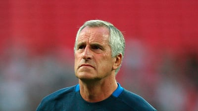 In this September 3, 2010 file photo, England goalkeeper coach Ray Clemence is photographed. AP