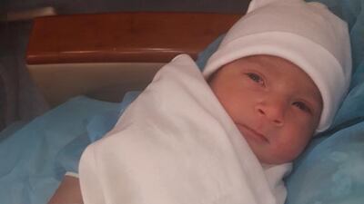 Mohammed was the first baby born on National Day at Danat Al Emarat Hospital for Women and Children. Courtesy Danat Al Emarat Hospital