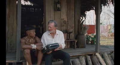 Sobina Rengma, left, and Douglas Henshall in Angh. Photo: Angh