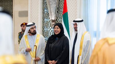 Sana Suhail has been appointed the UAE's first Minister of Family. Ryan Carter / UAE Presidential Court
