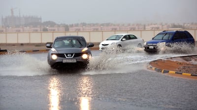 The UAE was hit by record levels of rainfall. Christopher Pike / The National