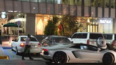 The lack of speed humps and zebra crossings in front of Guardian Towers are said to be encouraging speeding. Delores Johnson / The National