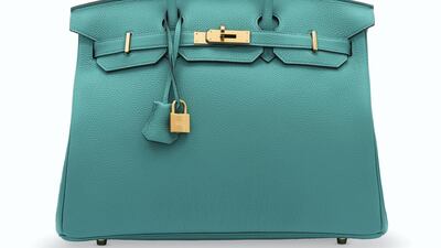 A vert Verone Togo leather Birkin 35 with gold hardware. Estimate: £6,000 - 8,000. Courtesy Christie's
