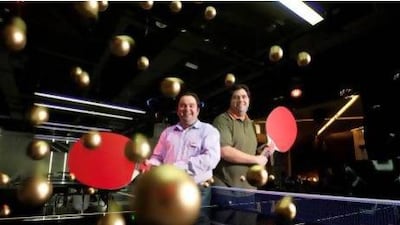 Rami, left, and Dani (right) and Dani Alyamour, the owners of Spin Dubai. Jaime Puebla / The National