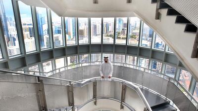 Mohamed Ahmed Al Qamzi is the executive director of the Internal Equities Department at Adia, which turned 40 this year. Delores Johnson / The National