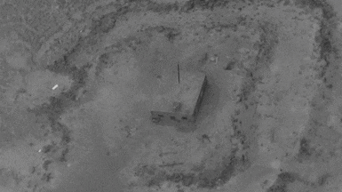 The US Central Command released images of the strikes in Syria
