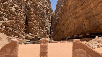 An area commemorating the base that Prince Faisal bin Al-Hussein and his Bedouin army established with Thomas Edward Lawrence in 1917.