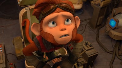 Simian animation in Spark: A Space Tail. Courtesy Gulf Film