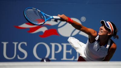 Garbine Muguruza beat Varvara Lepchenko in the first round of the US Open on Monday. Mike Segar / Reuters