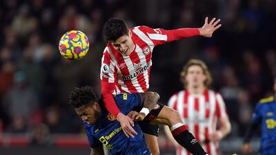 Christian Norgaard - 6: Teed-up great chance for Jensen. Side-footed first-time shot over bar as Bees peppered United goal in opening 20 minutes. Dodgy backpass at start of second half almost put Ronaldo through and couldn’t keep up with Fernandes as Portuguese set up second United goal. PA