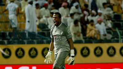 Majed Naser, the UAE goalkeeper, is too important a player to make mistakes that lead to injury, writes our columnist. Satish Kumar / The National