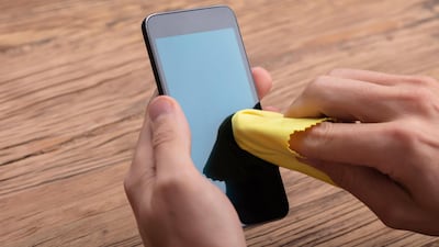 You should be cleaning your phone more regularly as coronavirus spreads. Courtesy: Alamy