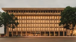 The hotel occupies what used to be the Tbilisi Post and Telegraph building, constructed in the 1970s. Photo: The Telegraph