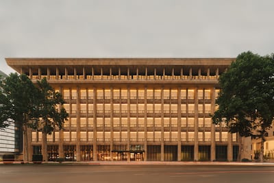 The hotel occupies what used to be the Tbilisi Post and Telegraph building, constructed in the 1970s. Photo: The Telegraph