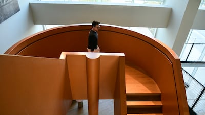 Amenities include a co-working space. Mr Shaw says the space comes in handy when working from home.