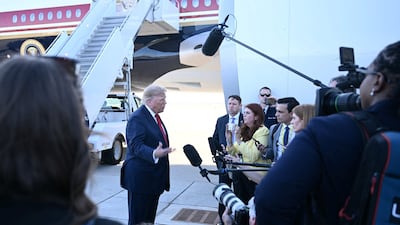 US President Donald Trump has repeatedly attacked news organisations over coverage he considers to be unfavourable towards his administration. AFP