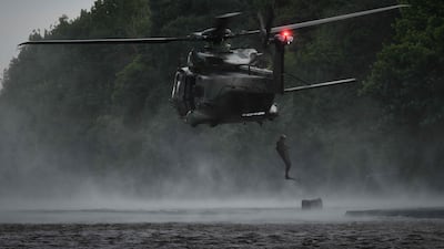 A French military exercise in May tested capabilities central to Nato's rapid-reaction plans. AFP