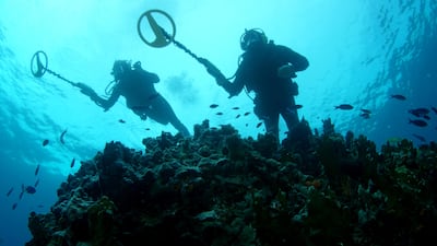 Treasure hunter Darrell Miklos, is searching to find the shipwrecks photographed by his friend, the late astronaut Gordon Cooper, in the Caribbean. Courtesy Discovery Communications