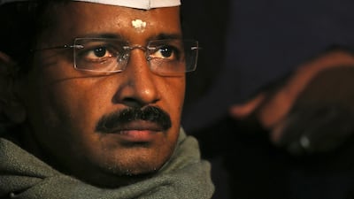 Delhi Chief Minister Arvind Kejriwal in 2013. AP