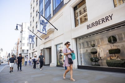 Burberry Group Plc luxury boutique on New Bond Street in London as disappointed investors look for more from the brand. Chris Ratcliffe / Bloomberg