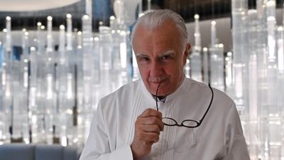 French chef Alain Ducasse at his restaurant Alain Ducasse at The Morpheus Hotel in Macau last year. AFP