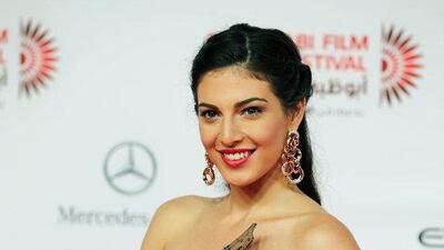 Lebanese actress Razane Jammal. Ali Haider / EPA