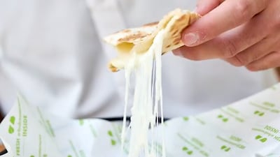 Zaatar w Zeit is serving up manakish for breakfast this Eid. Photo: Instagram / @zaatarwzeituae