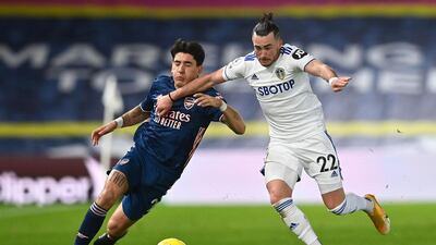 Hector Bellerin – 5. Given how rapid he is, it was a surprise to see him struggle to keep pace with Harrison and Alioski as Leeds had plenty of joy down his flank. AFP