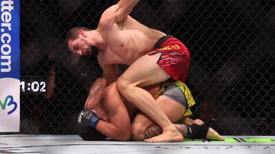 Abusupiyan Magomedov, right, defeated Brunno Ferreira