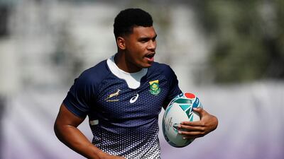 Damian Willemse during training. Reuters
