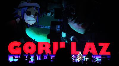 SYDNEY, AUSTRALIA - DECEMBER 16: Gorillaz perform on stage at the Sydney Entertainment Centre on December 16, 2010 in Sydney, Australia. (Photo by Mark Metcalfe/Getty Images)