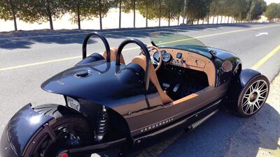 The Vanderhall Venice is fitted with a 1.5-litre four-cylinder turbo engine and six-speed automatic transmission, both sourced from General Motors.