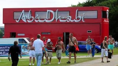 Abu Dhabi’s campsite brought a little bit of the capital to the British Grand Prix at Silverstone.