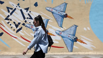 An anti-Israeli mural in Tehran. Iran said talks with the US were continuing but that no agreement had been reached. Wana
