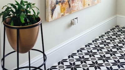 This original painting in the entranceway was painted by a former Jess Arabian Ranches art student who has done several commissions for Giovanna Gemmell. Anna Nielsen / The National