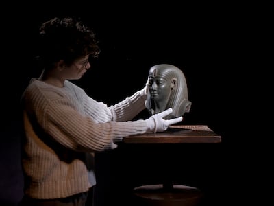 The bust had been significantly damaged and restored over centuries. Photo: David Aaron