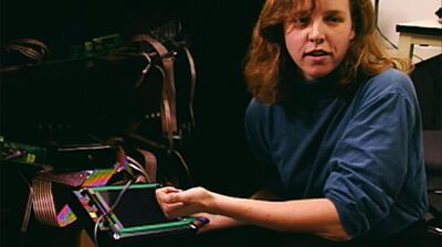 The earlier prototypes of the General Magic technology proved to be more cumbersome than the early renderings.