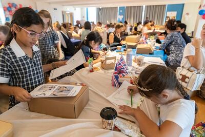 Brighton College Dubai is hosted a Coronation Party on Friday. Antonie Robertson / The National