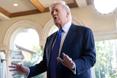 US President Donald Trump has repeatedly threatened Iran with military action unless it agrees to nuclear talks. AFP