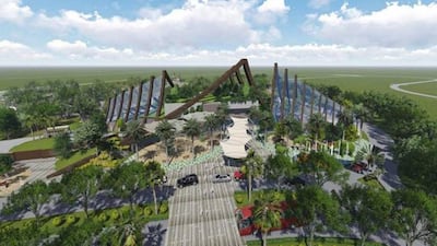 Illustration of the main building of the Dubai Safari Park project which will undergo construction work at a total cost of AED151 million. Wam