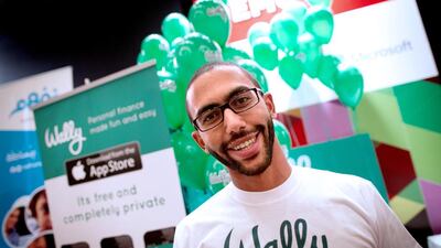 CEO and co-Founder of Wally, Saeid Hejazi. Wally, the mobile app for managing personal finances, won the prize for best Startup at the Arabnet closing ceremony in Beirut. Andrew McConnell for The National