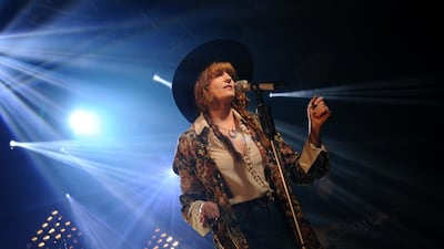 Florence Welch of Florence And The Machine. Ilya S. Savenok / Getty Images for iHeart Media / AFP