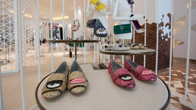 Shoes by Chiara Ferragni, from Dh1,030. Courtesy of Tryano